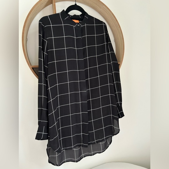 Joe Fresh Windowpane Check Tunic - Picture 1 of 5